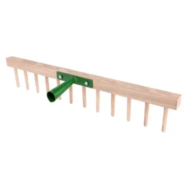 Fynd | Wooden rake 60 cm, with 12 straight tines