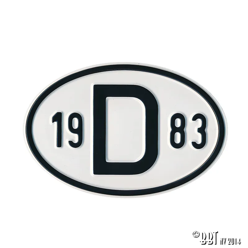 Skylt D 1984 - www.vwdelar.se - Deal