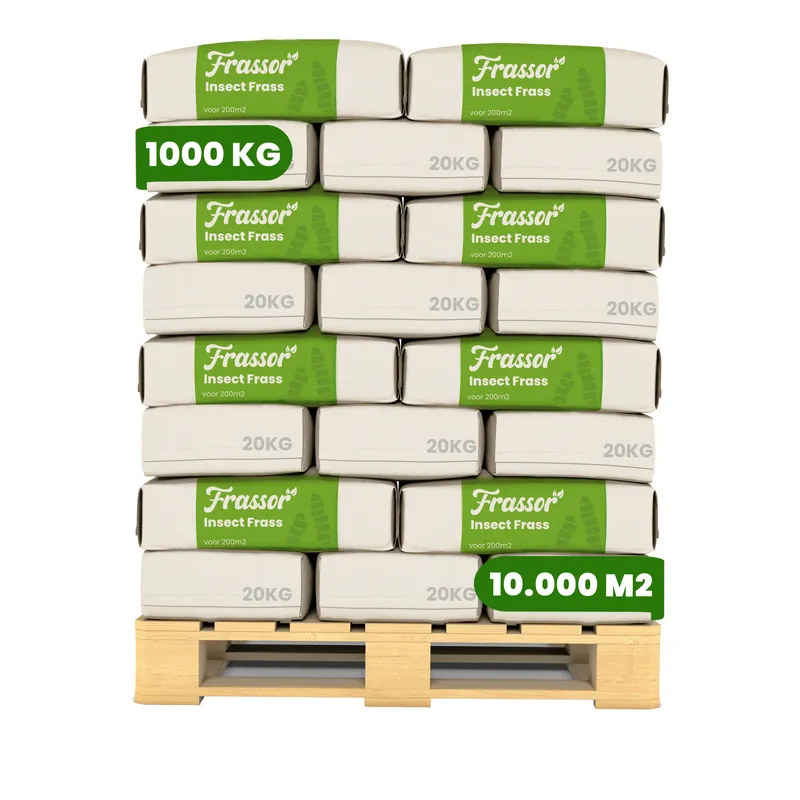 Direkt från tillverkaren - Frassor Insektsfrass (50x = 1000 kg – för 10 000 m2)