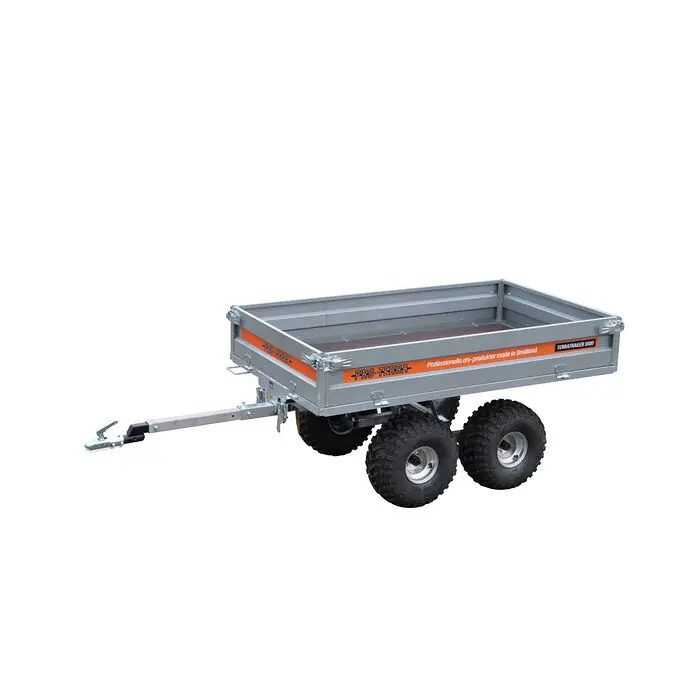 Snabb leverans | Pro-Terra Flakvagn Boggie 1500kg ATV