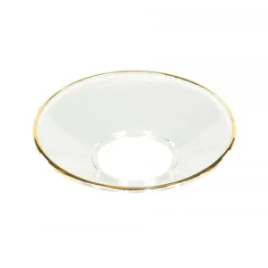 Ljusmanschett 4-pack Klar/Guld 6,5cm - Dagens deal